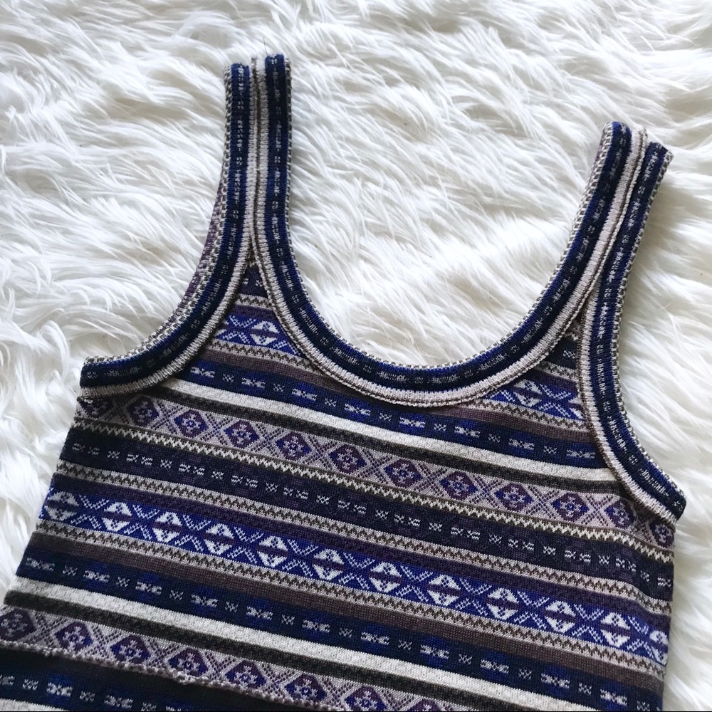 Free People Fair Isle Fit & Flare Sweater Dress - Picture 5 of 6